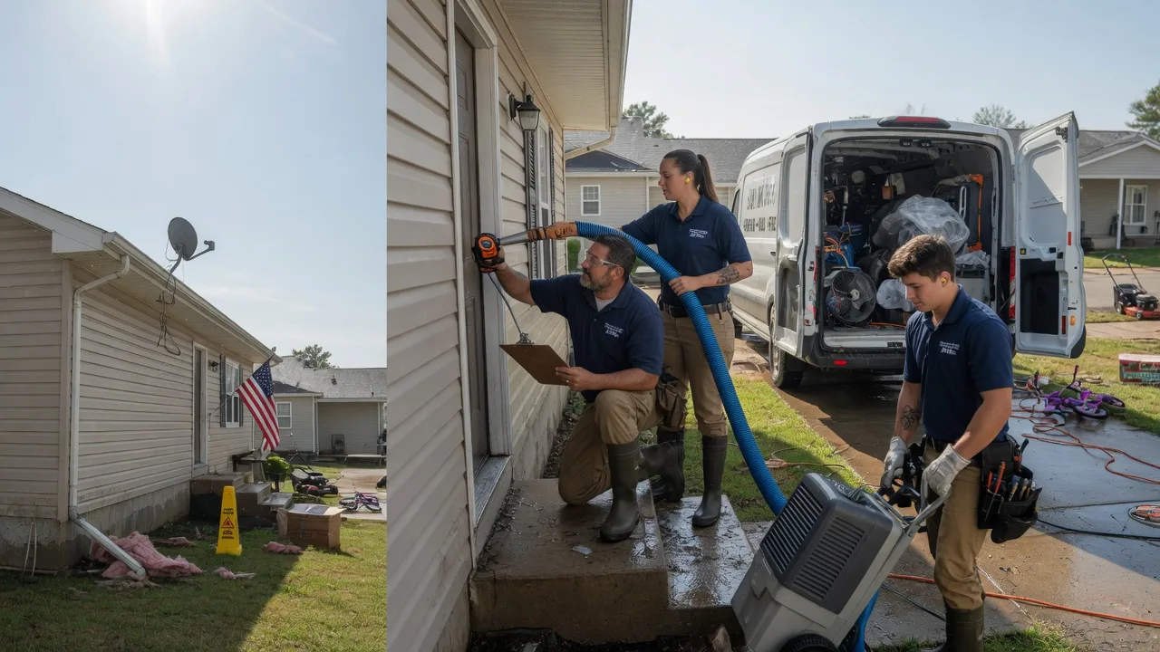 Ceiling Water Damage Restoration in Branchville, VA near me